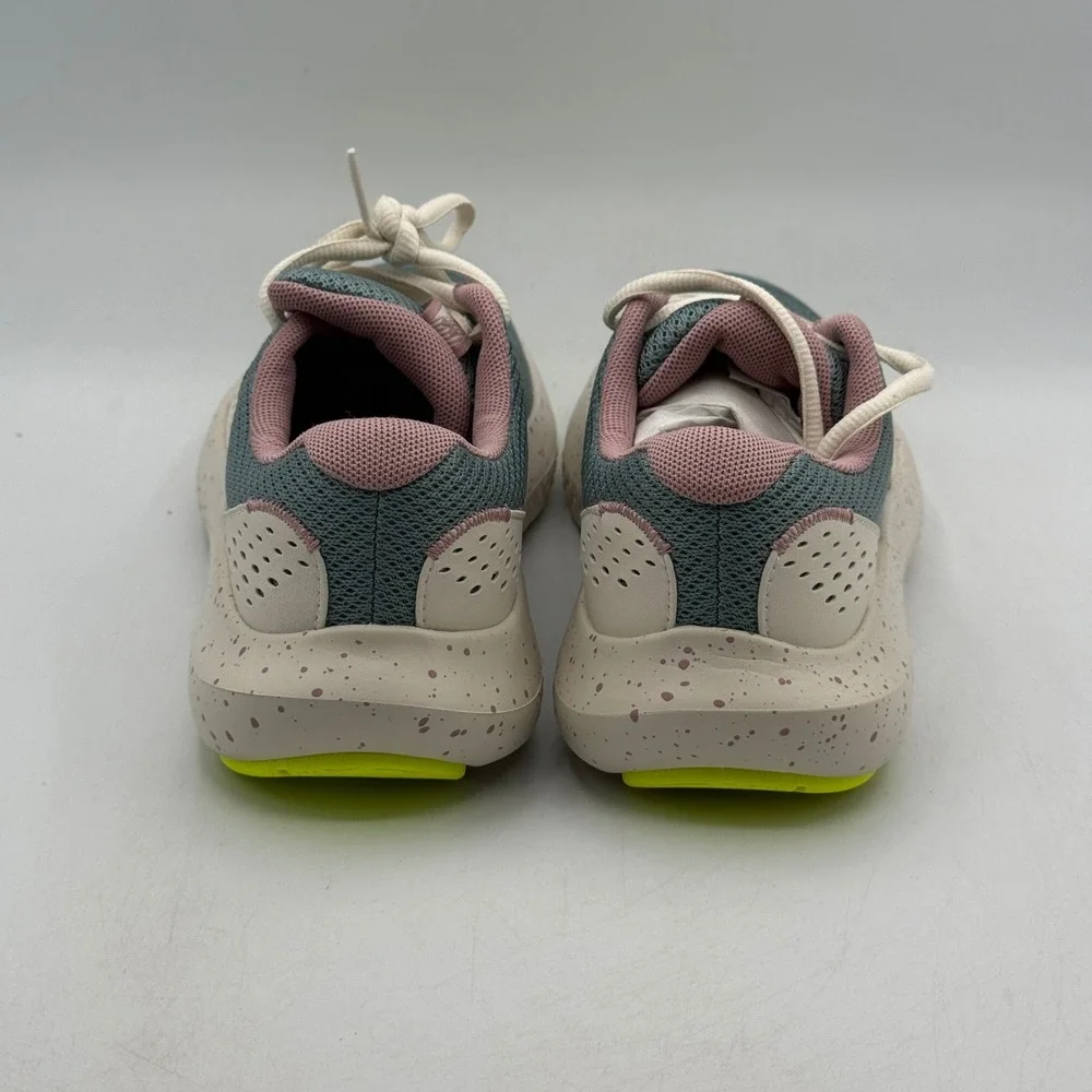 Under Armour UA GGS Surge 4 Shoes Girls Size 4Y Green Brown Running 3027108-323